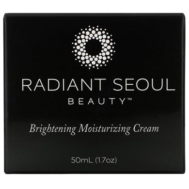 Освітлюючий зволожуючий крем, Brightening Moisturizing Cream, Radiant Seoul, 50 мл