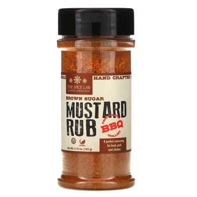 Коричневий цукор та гірчиця The Spice Lab (Brown Sugar Mustard Rub) 163 г