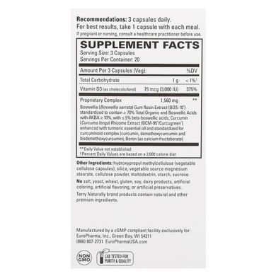 Добавка для здоровʼя колін і суглобів Terry Naturally (Knee & Joint Health) 60 капсул
