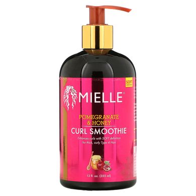 Засіб для укладання волосся гранат та мед Mielle (Curl Smoothie Pomegranate & Honey) 355 мл