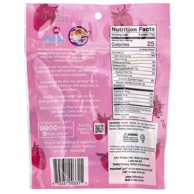 Lollipops with strawberry flavor