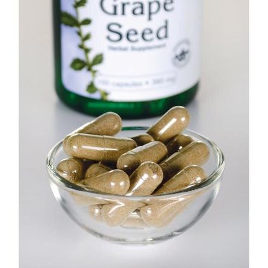 Екстракт виноградних кісточок Swanson (Grape Seed) 380 мг 100 капсул
