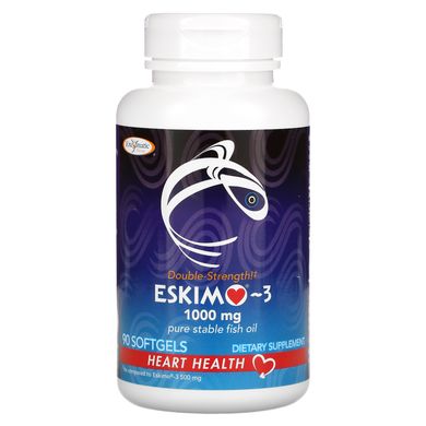 Рыбий жир Enzymatic Therapy (Eskimo-3) 1000 мг 90 капсул купить в Киеве и Украине