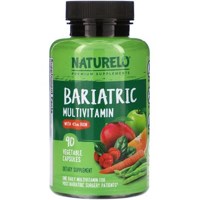 Баріатричні полівітаміни, Bariatric Multivitamin, NATURELO, 90 рослинних капсул