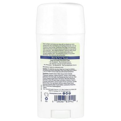 Натуральний дезодорант для активного життя Kiss My Face (Deodorant) 70 г