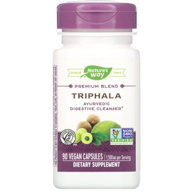 Трифала Nature's Way (Triphala) 1500 мг 90 капсул