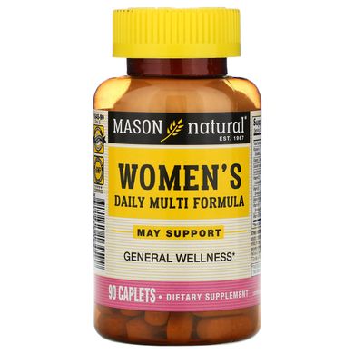 Щоденна формула для жінок, Mason Natural, 90 капсуловидних таблеток