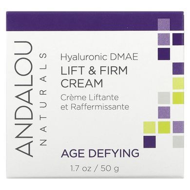 Face Cream with Hyaluronic Acid Andalou Naturals 50 ml.