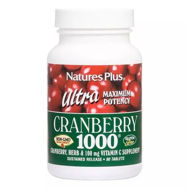 Ультра журавлина Natures Plus (Ultra Cranberry) 90 таблеток