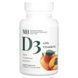 Vitamin D3, with vitamin K2, natural apricot flavor, 5000 IU, Michaels Naturopathic, 90 chewable tablets.