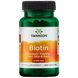 Біотин, Biotin, Swanson, 5,000 мкг 100 капсул фото
