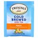 Чай чорний з персиком холодну заварювання Twinings (Black Tea) 20 пак. 40 р фото