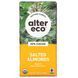 Organic chocolate bar, deep dark salted almond, Alter Eco, 80 g.