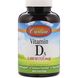 Вітамін D3 Carlson Labs (Vitamin D3) 5000 МО 360 капсул фото