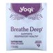 Органічний, Breathe Deep без кофеїну, Yogi Tea, 16 чайних пакетиків, 112 унцій (32 г) фото