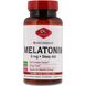 Мелатонін, швидкорозчинний, смак полуниці, Olympian Labs Inc, 5 мг, 60 швидкорозчинних таблеток фото