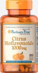Цитрусовые биофлавоноиды, Citrus Bioflavonoids, Puritan's Pride, 1000 мг, 100 таблеток купить в Киеве и Украине