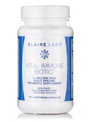 Пробіотики для імунітету Klaire Labs (Vital-Immune Biotic) 100 вегетаріанських капсул