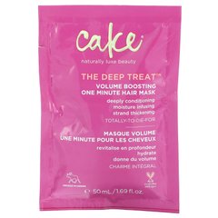 Cake Beauty, The Deep Treat, Маска для волос за минуту для увеличения объема, 1,69 жидких унций (50 мл) купить в Киеве и Украине