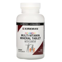 Мультивітаміни для дітей Kirkman Labs (Multi-Vitamin) 120 цукерок