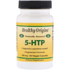 5-НТР Healthy Origins (5-гідрокситриптофан) 100 мг 60 капсул
