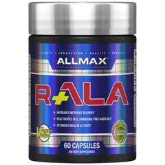 R-альфа-ліпоєва кислота ALLMAX Nutrition (R + ALA) 150 мг 60 капсул