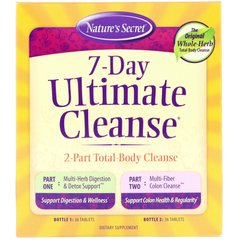 Nature's Secret, 7-денна прогма повного очищення організму, 2-фазная- повне очищення організму