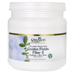 Природні безглютенові волокна, Naturally Gluten-Free Golden Fields Fiber II, Swanson, 375 г