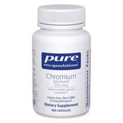 Хром Пиколинат Pure Encapsulations (Chromium Picolinate) 200 мкг 180 капсул купить в Киеве и Украине