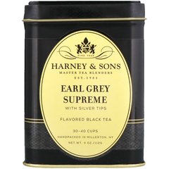 Чай «Ерл Грей» (Earl Grey Supreme), Harney, Sons, 4 унції (112 г)