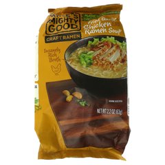 Mike's Mighty Good, Craft Ramen, суп зі смаженим часником і куркою, рамен, 2,2 унції (63 г)