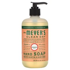 Мыло для рук, Hand Soap, Запах герани, Mrs. Meyers Clean Day, 12,5 жидких унций (370 мл) купить в Киеве и Украине