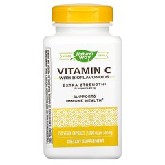 Вітамін С аскорбінова кислота з біофлавоноїдами Nature's Way (Vitamin C-1000) 250 капсул