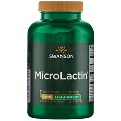 МікроЛактін-подвійна сила, MicroLactin - Double Strength, Swanson, 1 г, 120 таблеток