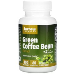 Кофе для похудения экстракт Jarrow Formulas (Green Coffee) 400 мг 60 к купить в Киеве и Украине