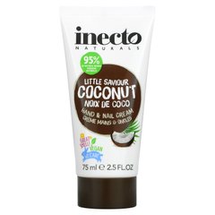 Inecto, Крем для рук та нігтів з кокосом, 2,5 рідких унції (75 мл)
