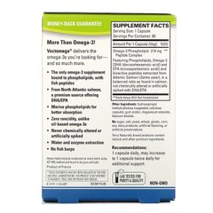 Лососева Омега-3 EPA / DHA, Vectomega, Salmon Omega-3 EPA / DHA, Terry Naturally, 60 капсул
