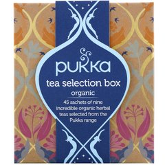 Набор органического чая, Pukka Herbs, 9 травяных чаев, 45 чайных пакетиков купить в Киеве и Украине
