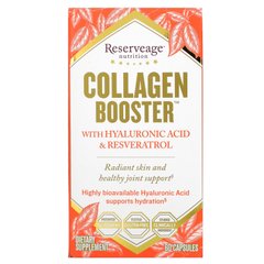 ReserveAge Nutrition, Collagen Booster, с гиалуроновой кислотой и ресвератролом, 60 капсул купить в Киеве и Украине
