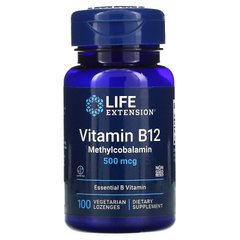 Витамин B12 Life Extension (Vitamin B12) 500 мкг 100 леденцов купить в Киеве и Украине
