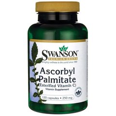Асорбіл Палмінат, Ascorbyl Palmitate, Swanson, 250 мг 120 капсул