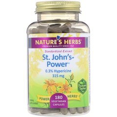 Зверобой Nature's Herbs (St. John's-Power) 315 мг 180 капсул купить в Киеве и Украине
