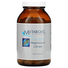 Metabolic Maintenance, цитрат магнію, 250 капсул