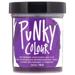 Напівперманентний кондиціонер для волосся, фіолетовий, Punky Color, 3,5 рідких унції (100 мл)
