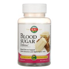 Регулювання вмісту цукру в крові, Blood Sugar Defense Blood Glucose Support, KAL, 60 таблеток