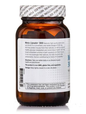 Альфа-ліпоєва кислота Metagenics (Meta Lipoate 300) 60 таблеток
