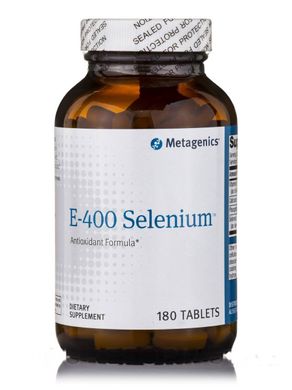 Селен и Витамин Е Metagenics (E-400 Selenium) 180 таблеток купить в Киеве и Украине