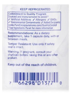 Probiotics Pure Encapsulations (Probiotic 50B) 60 capsules