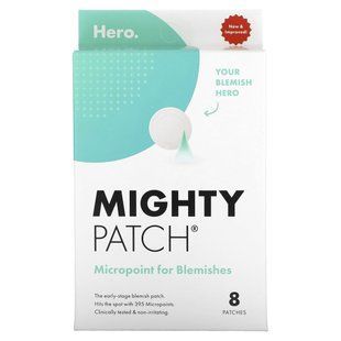 Hero Cosmetics, Mighty Patch&reg; Micropoint For Blemishes, 8 Patches