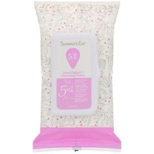 Cleansing wipes 5 in 1, Island Splash, Summers Eve, 32 wipes